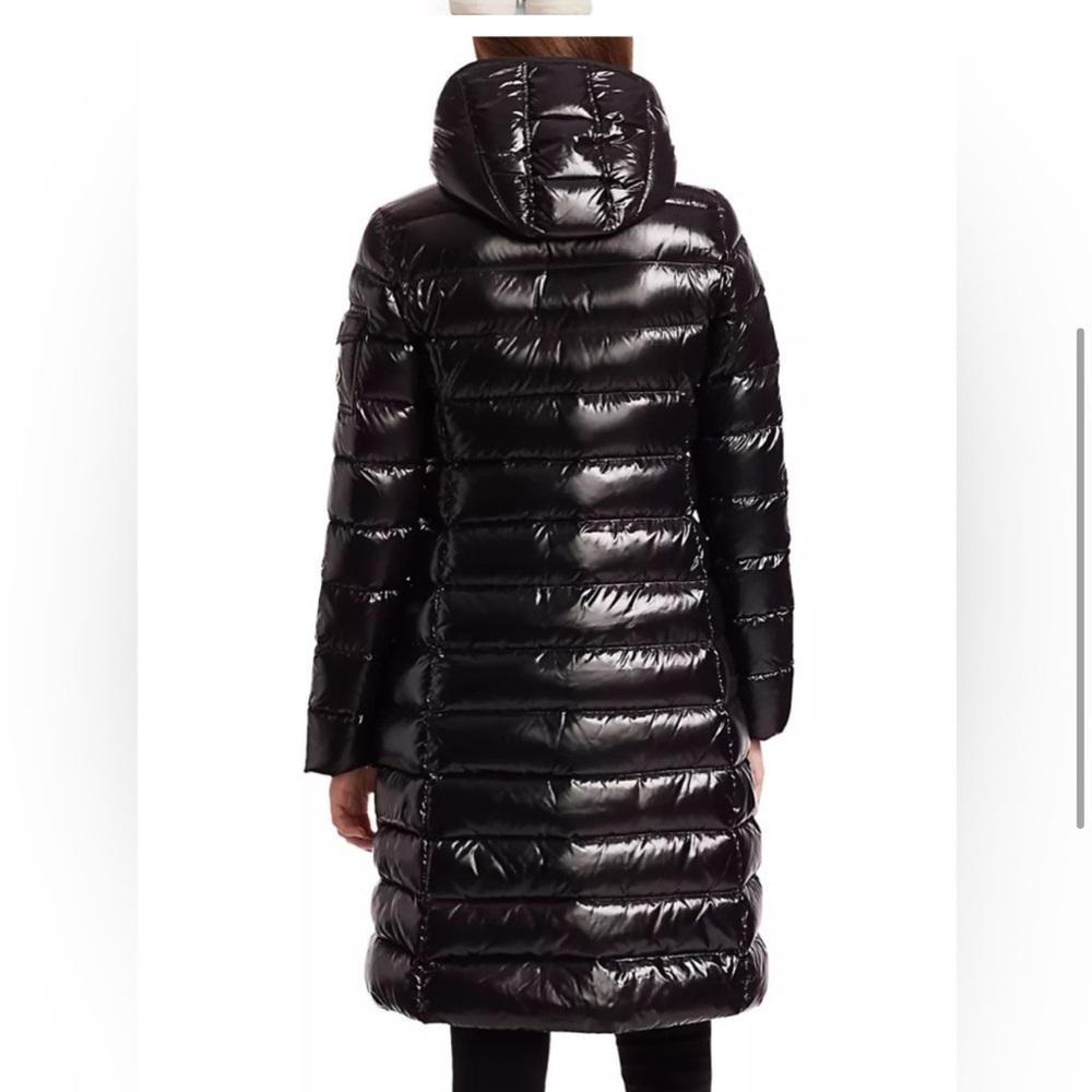 Moncler Moka long jacket in very good condition. Size 0 .
